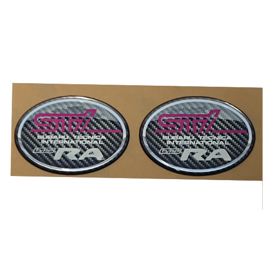 STI RA Type domed badges