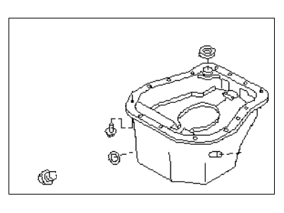 Genuine Subaru Oil Sump Pan - 11109AA053