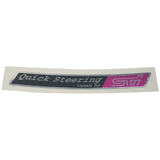 Quick Steering by STI Sticker 