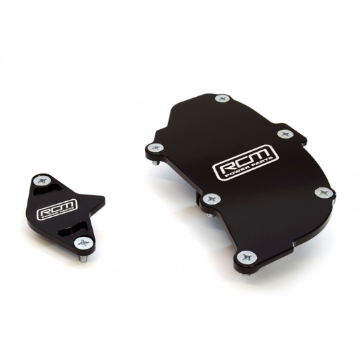 2 PIECE BILLET GUDGEON PIN & OIL SEPARATOR COVER KIT