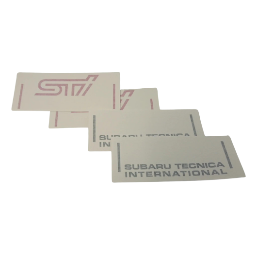 Subaru GC8/GF8 Gen 1 STI Fog Light Decals (pair)