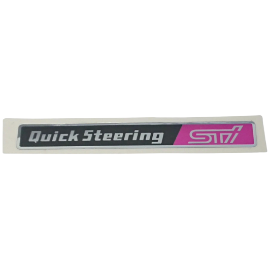 Quick Steering by STI Sticker 