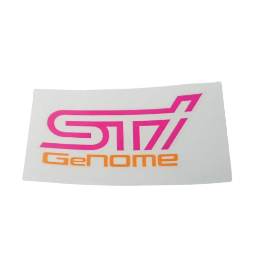STI Genome Wheel Stickers