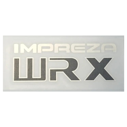 WRX GC8/GF8 Wagon and Sedan Tailgate Stickers V1 - Metallic Resin Printed - OEM Look