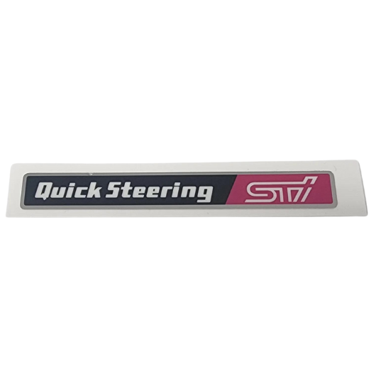 Quick Steering by STI Sticker 