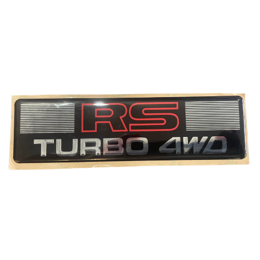 RS Turbo 4WD Sticker