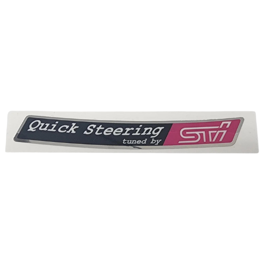 Quick Steering by STI Sticker 