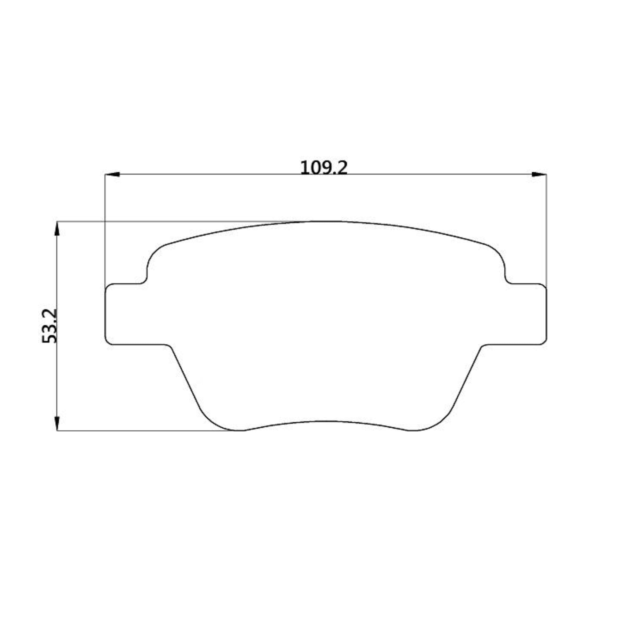 VW Golf Rear Brake Pads
