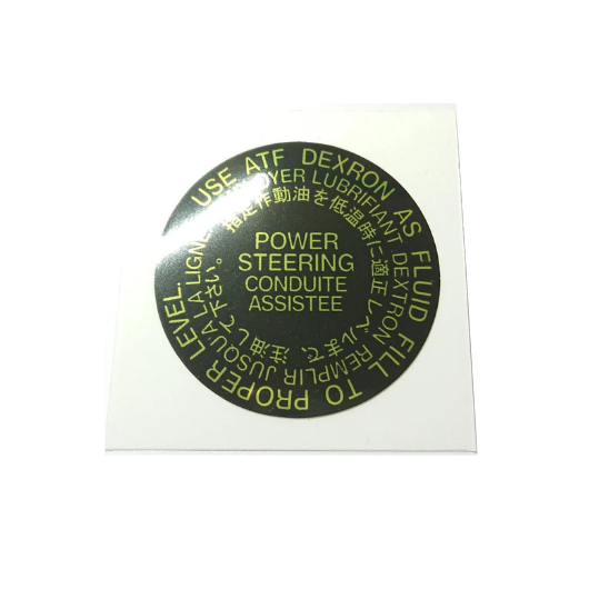 Genuine Subaru EJ20/EJ22 Power Steering Sticker