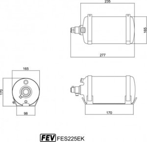 Fire Extinguisher FEV 2.25 Litre AFFF Electrical