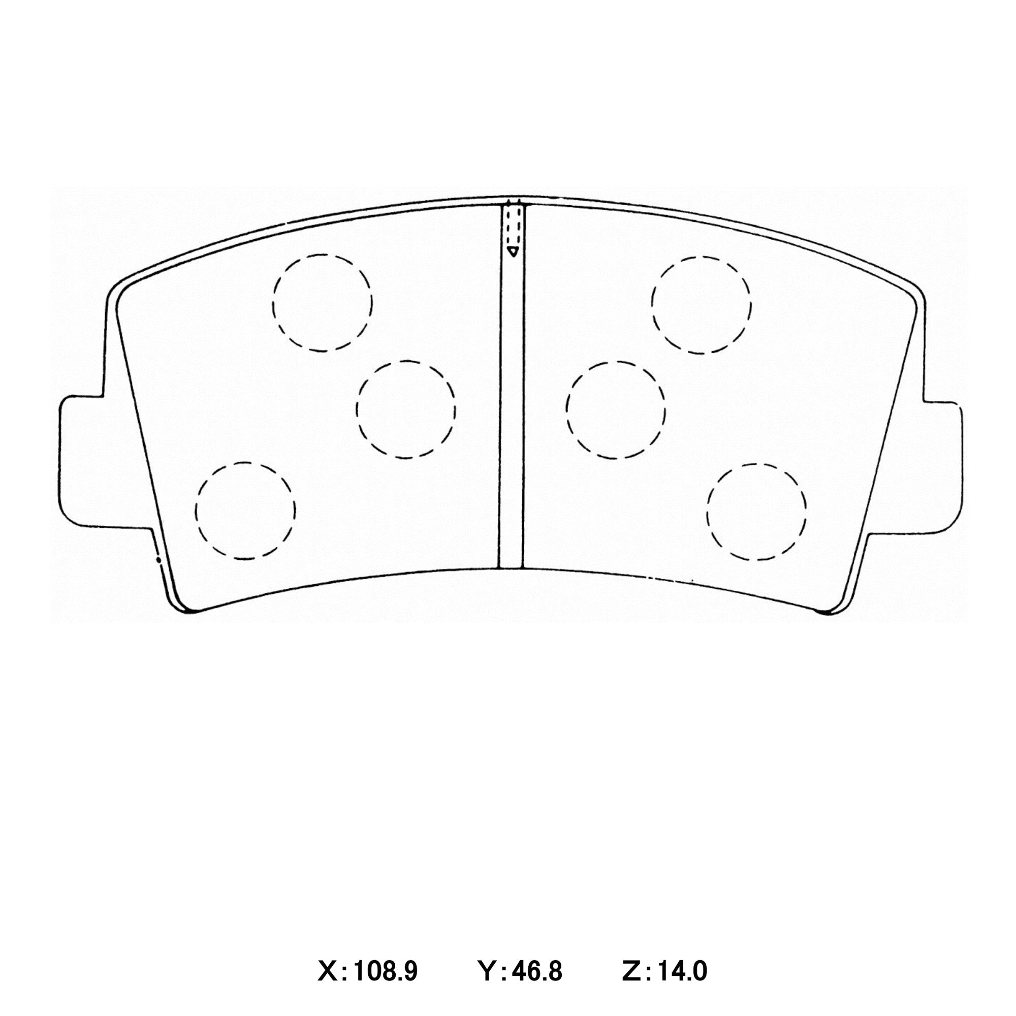 Mazda brake pads