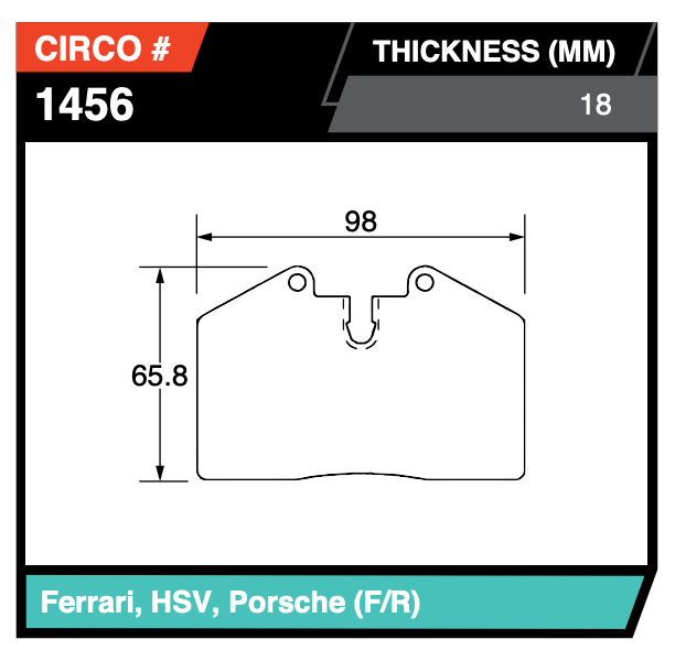 Alcon 4-Pot Caliper 15.5mm brake pads