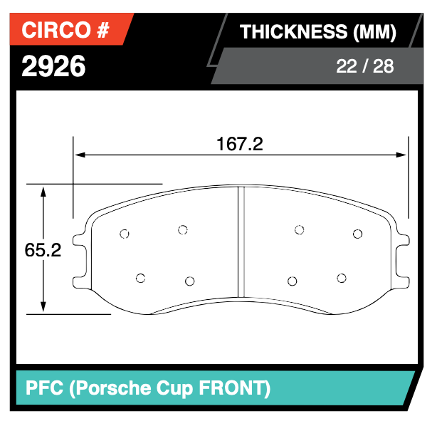 Porsche Cayman GT4 Front Brake Pads